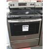 Image 1 : GE SLATE GREY 30" 4 BURNER STOVE, SELF CLEAN