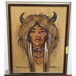 10) BUFFALO HUNTER ON BURLAP, 2 CHRIS TOFFERSEY