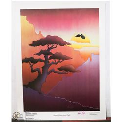 98) "CANYON TRILOGY: SUNSET FLIGHT" MONA EAGLE