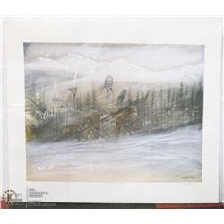 133) "TRAVELLERS OF THE MIST" RICHARD DIXON PRINT
