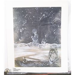 136) "ARCTIC MADONNA" RICHARD DIXON PRINT.