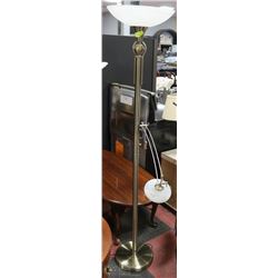 HALOGEN FLOOR LAMP WITH BUILT IN READING LAMP