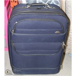 LARGE NAVY SAMSONITE SUITCASE