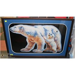 LARGE PROFESSIONALLY FRAMED PUZZLE ON CHOICE