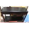 Image 1 : BLACK SOFA TABLE WITH DRAWER