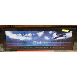 LEADERSHIP EAGLE FRAMED PICTURE.