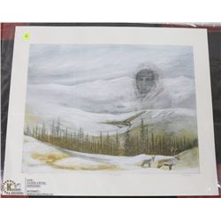 134) "THE MIGRATION"  RICHARD DIXON PRINT.