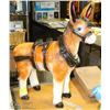 Image 1 : LARGE CERAMIC DONKEY ORNAMENT, 2' HIGH
