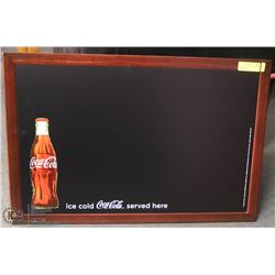 “NEW” COCA COLA WALL HANGING CHALKBOARD