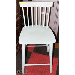 LIGHT BLUE BAR STOOL