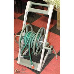 GARDEN HOSE REEL WITH HOSE