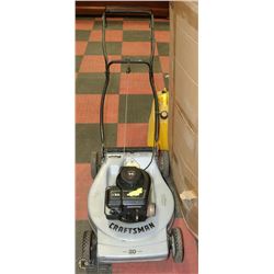 CRAFTSMAN 3.5HP , 20" CUT LAWNMOWER RECENTLY