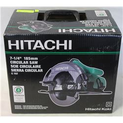 HITACHI CIRCULAR 7-1/4" SAW WITH CASE.