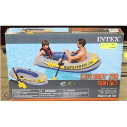 INTEX EXPLORER 200 INFLATABLE BOAT SET