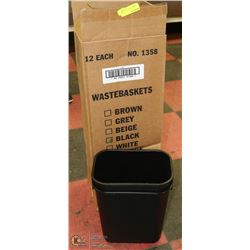 CASE OF 12 NEW WASTE BASKETS