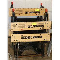 GROUP OF 2 WORKMATE 225 WORK BENCHES