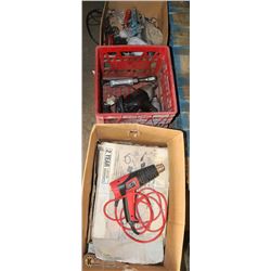 SMALL PALLET OF ASSORTED TOOLS INCL DRILLS, HAND