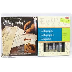 2 CALLIGRAPHY SETS INCL 1 BY SCHAEFFER