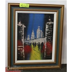 ESTATE FRAMED PAINTING