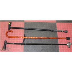 ESTATE LOT OF 3 CANES