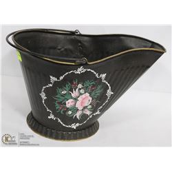 HANDPAINTED COAL SCUTTLE