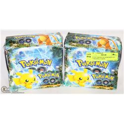 LOT OF 2 BOXES OF POKEMON GO TO TRADING CARDS