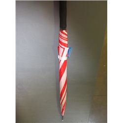 New 30 inch Golf Umbrella red + white