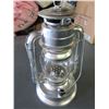 Image 1 : New Metal 14" Hurricane Lantern 21 LED Lights / uses very little energy/silver