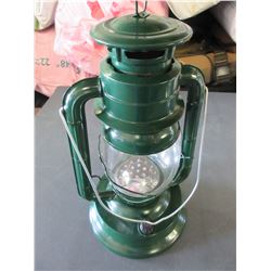 New Metal 14" Hurricane Lantern 21 LED Lights / uses very little energy/green