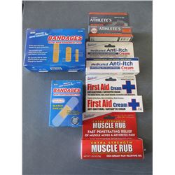Bundle of First Aid and more / Bandages / Creams / Great  value bundle