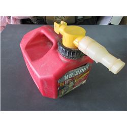 No Spill Gas Can 5 litre push button controlstops flow automatically