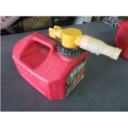 No Spill Gas Can 5 litre push button controlstops flow automatically