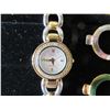 Image 3 : Ann Klein ll Diamond Watch with 4 extra color Bezels / # 10/4699
