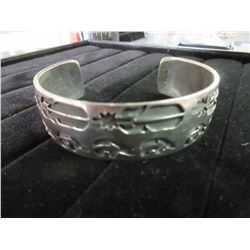 Sterling Silver West Coast Bangle Bracelet / 38 GRAMS