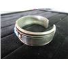 Image 2 : Sterling Silver Native American Navajo Turquois Bangle Bracelet / 26 GRAMS