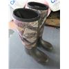 Image 1 : New Boy's size 4 Rubber Boots / Red Heads from Bass Pro