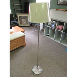 Floor Lamp brushed nickle / 57in tall