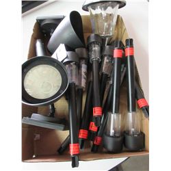 Flat full of Solar Lights All unknown condition / untested as-is