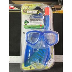US Divers Snorkel Set for kids 4 +