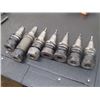 Image 1 : BT40 TG100 Collet Chucks, 7 Total, No Info