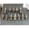 Image 2 : BT50 Misc End Mill Holders, 3/8", 1/2", 5/8", (2) 3/4", 7/8", (3) 1", (2) 1.25", 1.5"