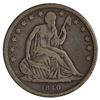 Image 1 : 1840 Seated Liberty Small Letters Half Dollar Coin