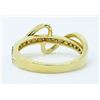 Image 4 : 14KT Yellow Gold 0.57ctw Levian Diamond Ring