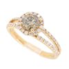 Image 2 : 18KT Rose Gold 0.80ctw Diamond Ring