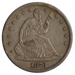 1876-S Seated Liberty Half Dollar Coin