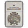 Image 1 : 1924-S $1 Peace Silver Dollar Coin NGC MS63