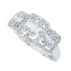 18KT White Gold 0.55ctw Diamond Ring