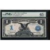 1899 $1 Black Eagle Silver Certificate PMG 65EPQ