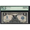 1899 $1 Black Eagle Silver Certificate PCGS 58PPQ