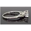 Image 7 : Platinum 0.75ctw Diamond Ring